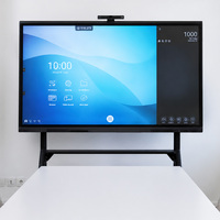 Écran plat interactif LCD OEM 65 pouces, 20 points de contact, stylet passif, 4096 niveaux de pression, rejet de la paume, pour la création artistique et les salles de classe