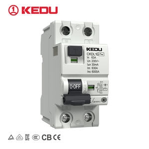 كيدو cdl1g 6kA/10kA تيار كهرمغنطيسي متبقٍ مصغر RCCB تيار مصنف 16A حتى 100A VDE TUV KC cc - Product Image 1