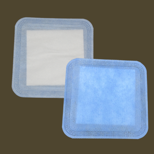 Pansement absorbant haute performance pour plaies à fort écoulement, tampons de gaze polymère adhésifs, réduisent les fuites et les dommages cutanés, CE - Product Image 1