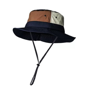 Chapeau de pêcheur à large bord à séchage rapide Boonie de haute qualité Chapeaux de sport personnalisés avec ficelle - Product Image 3