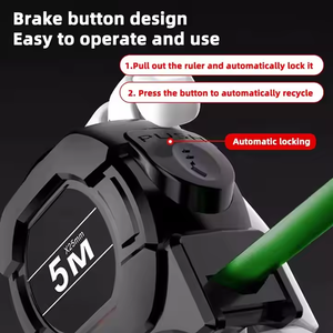 Cinta métrica digital de acero inoxidable de 5m y 7,5 m al por mayor pulgadas métricas y regla de medidor de construcción doméstica Punto de fabricantes - Product Image 6