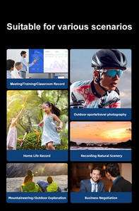 Lunettes caméra intelligentes, enregistrement vidéo HD 1080P, prend en charge l'enregistrement photo/vidéo/<span class=keywords><strong>audio</strong></span>, l'assistant IA, la <span class=keywords><strong>traduction</strong></span> IA, les appels Bluetooth - Product Image 6