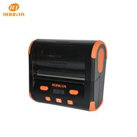 Stiker kode batang Bluetooth Mobile Mini, Printer Label portabel Printer termal 104mm kongta RPP04