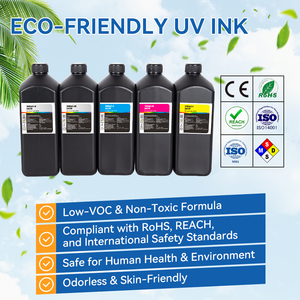 <span class=keywords><strong>Encre</strong></span> d'<span class=keywords><strong>imprimante</strong></span> UV couleur compatible INK-POWER 1000ML, flacon souple/rigide, recharge pour têtes d'impression Epson Dx5 Dx6 Dx7 Dx10 Xp600 Tx800 - Product Image 3