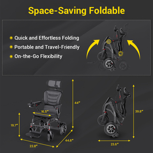 Système de suspension tout-terrain pour une conduite fluide, fauteuil roulant électrique intelligent motorisé pour la mobilité quotidienne en intérieur et en extérieur - Product Image 4