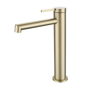 High Quality Waterfall Hotel Bathroom Wall Basin Faucet Stainless Steel Bathroom Faucet Hot And Cold Water Mixer Taps
