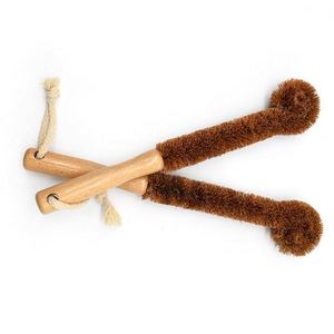 Natural Biodegradable Coconut Fibre Kitchen Scrub <b>Brushes</b> Pan Pot <b>Bottle</b> Cleaning <b>Brush</b> - Product Image 3