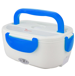 Portable Electronic Electric Heating Leakproof Bento Food Warmer Lunch Box 1.2L Capacity <b>Plastic</b> Kitchen Container Office - Product Image 3