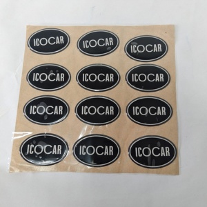 Custom 3D Epoxy Resin Domed Nameplate Waterproof 3M Adhesive <b>Logo</b> Dome <b>Sticker</b> - Product Image 4