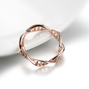 Anello Vintage a Doppio Filo per Donne, Fascia Minimalista alla Moda per Dito Indice con Stile Unico - Product Image 3