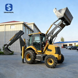 Chinesischer Radlader SRCX mit Heckbagger, 4x4 Frontlader, Allradantrieb, 1t 2T 8t für Kommunale Bauprojekte - Product Image 6