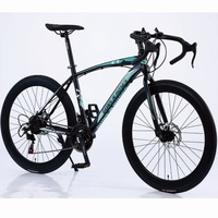 Vélo de route de style Swork à vendre, avec cadre en carbone, vélo de course avec 11 vitesses et design aérodynamique, câbles cachés, 700C, pour adultes