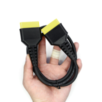 Cable de Diagnóstico Remoto Launch X431 PRO3S+ V5.0 PAD5 PAD7, Cable de Extensión OBD2 de 16 Pines Macho a Macho para Escáner Automotriz