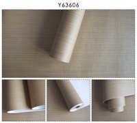 Panneaux muraux décoratifs commerciaux antistatiques en film texturé imitation bois et toile de jute de qualité supérieure Jinyi Aihua