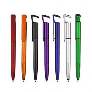 Bolígrafos de Plástico con Logotipo Personalizado, Bolígrafo Promocional 3 en 1 con Teléfono Móvil - Product Image 1