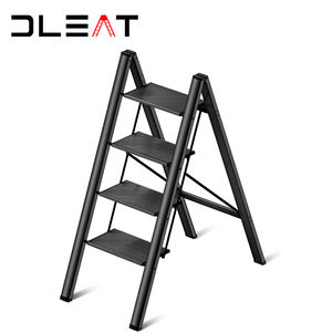 Meilleures ventes Petites marches échelle domestique 2/3/4 marches pour enfants adultes 330lb, rangement facile avec utilisation d'étagère polyvalente - Product Image 4