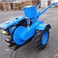 Mini-tracteur agricole manuel 5,88-14,7 kW avec moteur refroidi par eau, boîte de vitesses, pompe, roulement, moteur et accessoires