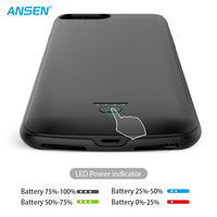 5500mah Extended Power Bank Boîtier de batterie externe Chargeur mobile pour iPhone 6 Plus