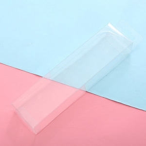 Boîte en plastique PET transparente personnalisée pour l'emballage cosmétique, boîte de rangement pliable transparente rigide pour présentation - Product Image 5