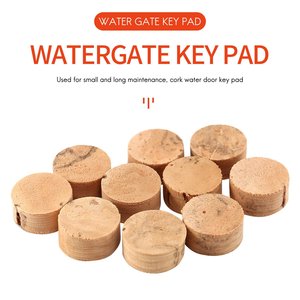 20 Piezas de Juntas de Madera Blanda Impermeables para Válvulas de Clave <span class=keywords><strong>Bach</strong></span>, Repuestos para Trompas Pequeñas, Diámetro 9mm, Grosor 4mm - Product Image 2