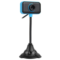 Webcam HD USB 2.0 Komputer 480P WebCamera Dengan Lampu LED Mikrofon Bawaan untuk Komputer Desktop Notebook PC