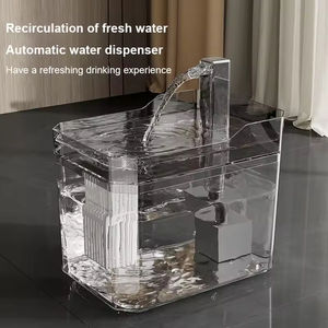 Hot Sale Smart Pet Water <b>Fountain</b> Automatic Cat Water Dispenser Freshwater Purifier Solid PP Kitten <b>Drinking</b> Bowl Eco-Friendly - Product Image 3