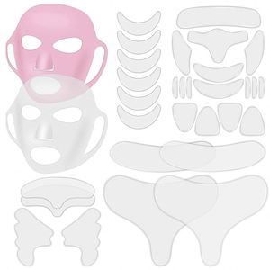 Patchs anti-rides personnalisés pour le soin de la peau, réutilisables, en silicone, pour le front et sous les yeux, 100% qualité alimentaire, OEM - Product Image 2