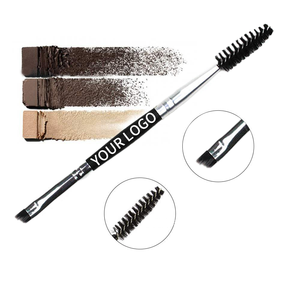 Vente en gros d'outils de maquillage pinceau de maquillage simple coloré pinceau à sourcils double face en <span class=keywords><strong>bois</strong></span> spoolies à double extrémité - Product Image 5