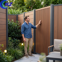 Panneau mural extérieur en WPC couleur teck de qualité supérieure, bardage composite en bois pour villa de luxe, haute performance, résistant aux intempéries, usage domestique