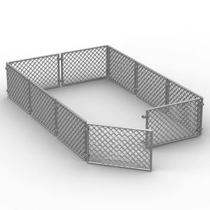 <span class=keywords><strong>Set</strong></span> di 40 Pezzi di Recinzione per Container Militari, Rete di Isolamento in Plastica, Blocchi da Costruzione, Giocattolo per Ragazzi - Product Image 3