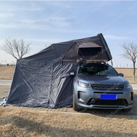 Tente de camping-car moderne rétractable, fabrication professionnelle, abs, coque dure, avec annexe