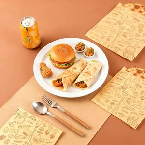 OOLIMAPACK Virgin Kraft <b>Paper</b> Pastry Bag for Hot Dog Sandwich Burger French Fries Grease Proof <b>Biodegradable</b> Eco-Friendly - Product Image 5
