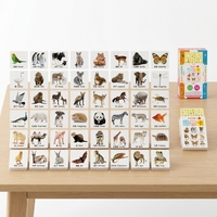 Cartes à Jouer Flash pour Bébé, Jeu de Cartes Éducatif pour Enfants, 57x87mm, Vernis Brillant, Impression Offset Couleurs CMYK, 42 Cartes par Paquet
