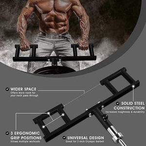 Barra en T Compatible con Barras de 2 Pulgadas, XLAN con 3 Posiciones de Agarre, Equipo de Fitness para el Hogar para Sentadillas y Levantamiento de Pesas - Product Image 2