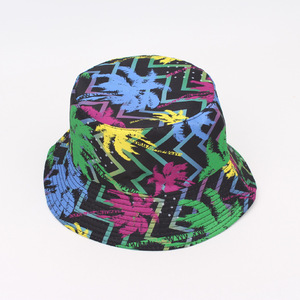 Chapeau Bob Réversible en Coton et Spandex Imprimé Palmier Coco pour Femme – Livraison Rapide – Vente en Gros - Product Image 3