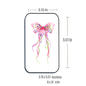 Autocollant de <span class=keywords><strong>tatouage</strong></span> temporaire en ruban <span class=keywords><strong>rose</strong></span>, motif floral, art corporel, esthétique coquette pour femmes, vente en gros, <span class=keywords><strong>tatouage</strong></span> factice imperméable en vrac - Product Image 4