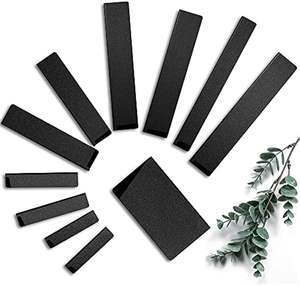 Protège-lames de <span class=keywords><strong>couteau</strong></span> universels, sans BPA, écologiques, en plastique ABS, avec doublure en feutre anti-rayures, étui, accessoires de cuisine - Product Image 6