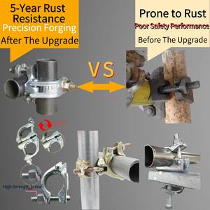 Coupleur d'échafaudage léger, facile à transporter et à installer, <span class=keywords><strong>pince</strong></span> <span class=keywords><strong>double</strong></span> coupleur pour des projets de construction rapides - Product Image 3