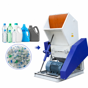 Heavy Duty Industrial Plastic Shredder Crusher 75kW PET PP HDPE Water Bottle Granulator Scrap Plastic Recycling