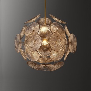 Interior minimalista Metal LED luces colgantes de techo decoración moderna Industrial Circular dormitorio sala de estar luz colgante - Product Image 3