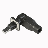 Hochspannung 1000VDC 130A Single Pin Storage Connector Stecker Schwarz und Orange Farbe für ESS Battery Pack Anschluss
