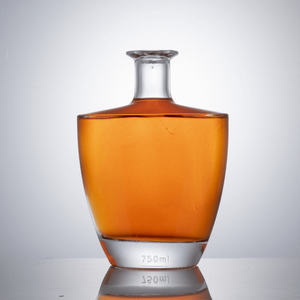 Venta al por mayor 500Ml 750Ml 1000Ml Ron vacío <span class=keywords><strong>Whisky</strong></span> Gin Tequila Brandy Ron Botellas de vidrio - Product Image 1