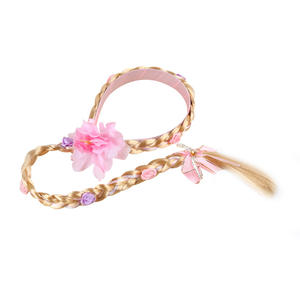 الاميرة الطويلة الاميرة قطعة شعر مستعار رابونزيل أربطة رأس للفتيات تأثيري إلسا جديلة الفتيات الاكسسوارات زي - Product Image 4