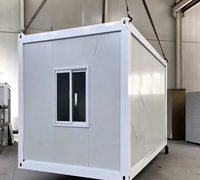 Casa Contenedor Plegable Rectangular Prefabricada para Oficina Temporal en Obras de Construcción, Venta al Por Mayor Directa de Fábrica ODM OEM