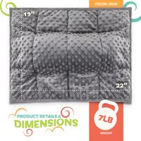 Coussin lesté sensoriel Minky personnalisé imprimé numériquement pour la thérapie de l'autisme, jouet apaisant pour les besoins spéciaux, idéal pour la gymnastique, couleurs personnalisables
