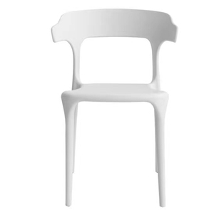 Chaise de salle à manger Qanna, cadre en aluminium, dossier et assise en corde, avec coussins, chaise de salle à manger en plastique pour intérieur et extérieur - Product Image 2