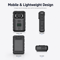 Caméra portable 4G, caméra embarquée, diffusion en direct, suivi GPS, intégration de plateforme, interphone vidéo