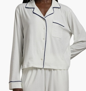 Ensemble de pyjamas en coton pour femmes, vêtements de nuit, vêtements de détente, pyjamas personnalisés avec logo, nouveaux designs, ensembles de vêtements de nuit pour filles - Product Image 2