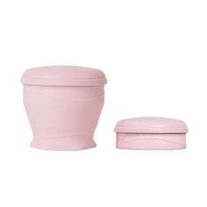 Silicone Foldable Water Bottle Portable Travel Outdoor Hydration With Lid <b>Macaron</b> Design S22 - Product Image 1