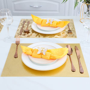 Elegante Salvamantel de Cuero PU Grueso Estilo Europeo, Aislante del Calor, Ecológico, para Mesa de Comedor, Ideal para Bodas - Product Image 6